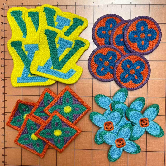 Sew-on Sequin Patches- crochet Lulu bundle*20 pcs