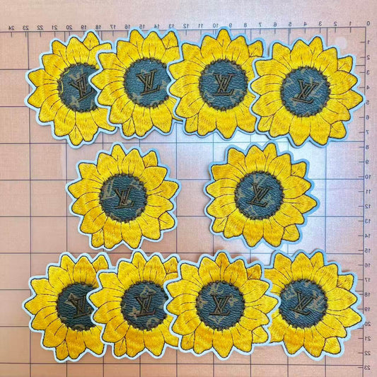Iron-on Patches- Lulu sunflower*10 pcs
