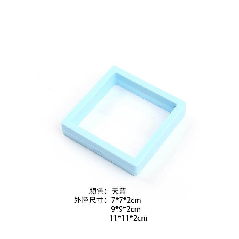 Multi-colored Floating Display Case