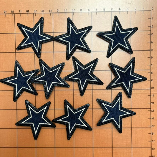 Iron-on patches- football team badge 5.5cm Dallas Cowboys*10 pcs