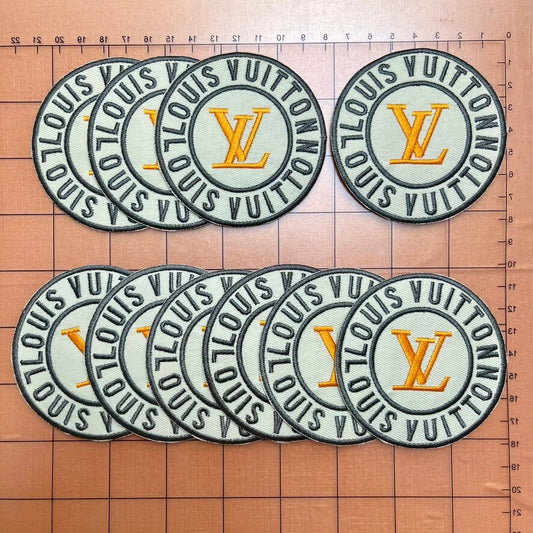 Iron-on Patches- 8cm Lulu round*10 pcs