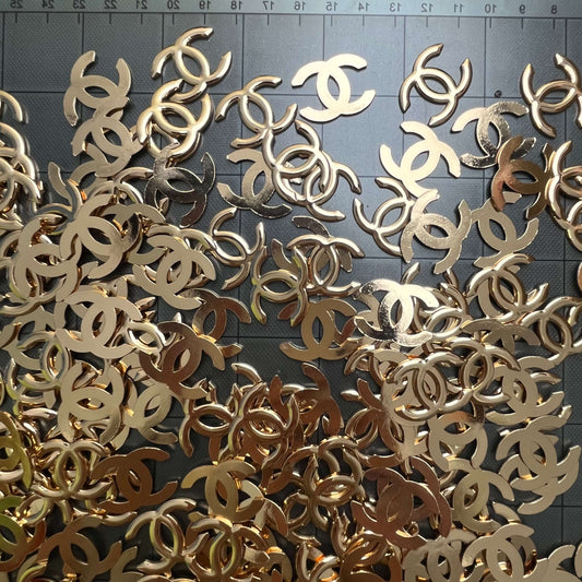 Metal charms- light golden cc*20 pcs
