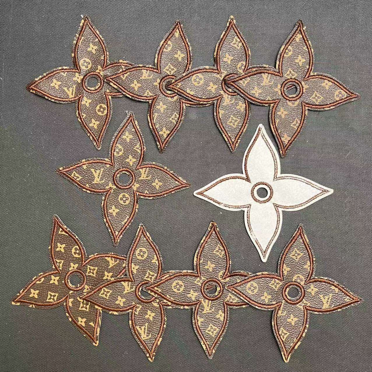 Iron-on Patches-leather lulu pattern*10 pcs