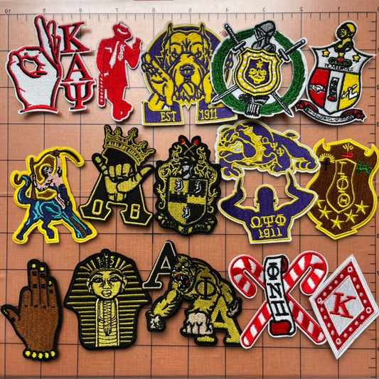 Iron-on Patches- Iota Phi Theta Fraternity, Inc. combo*16 pcs