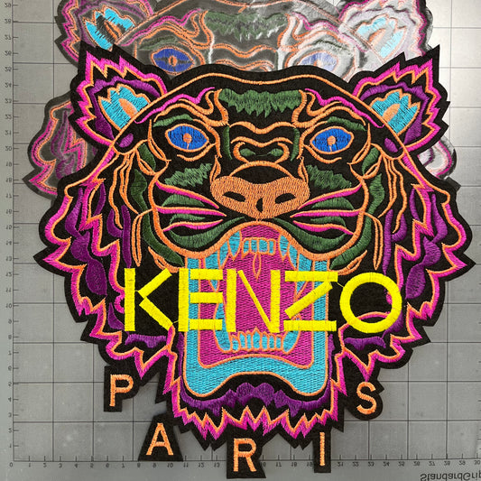 Big Iron-on Patches- kenz0 lion*2 pcs