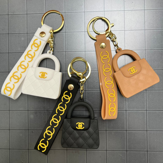 Silicone Keychain Set- cc purses*3 pcs