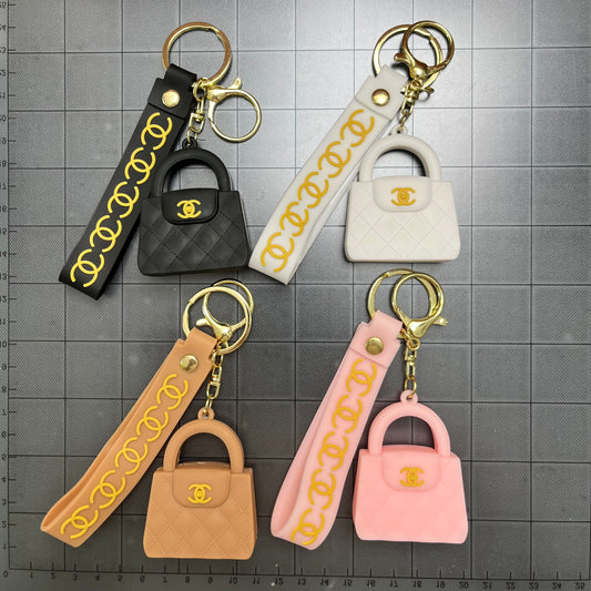 Silicone Keychain Set- cc purses