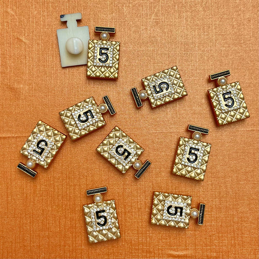 Crocharms(Metallic)- cc perfume bottle*10 pcs