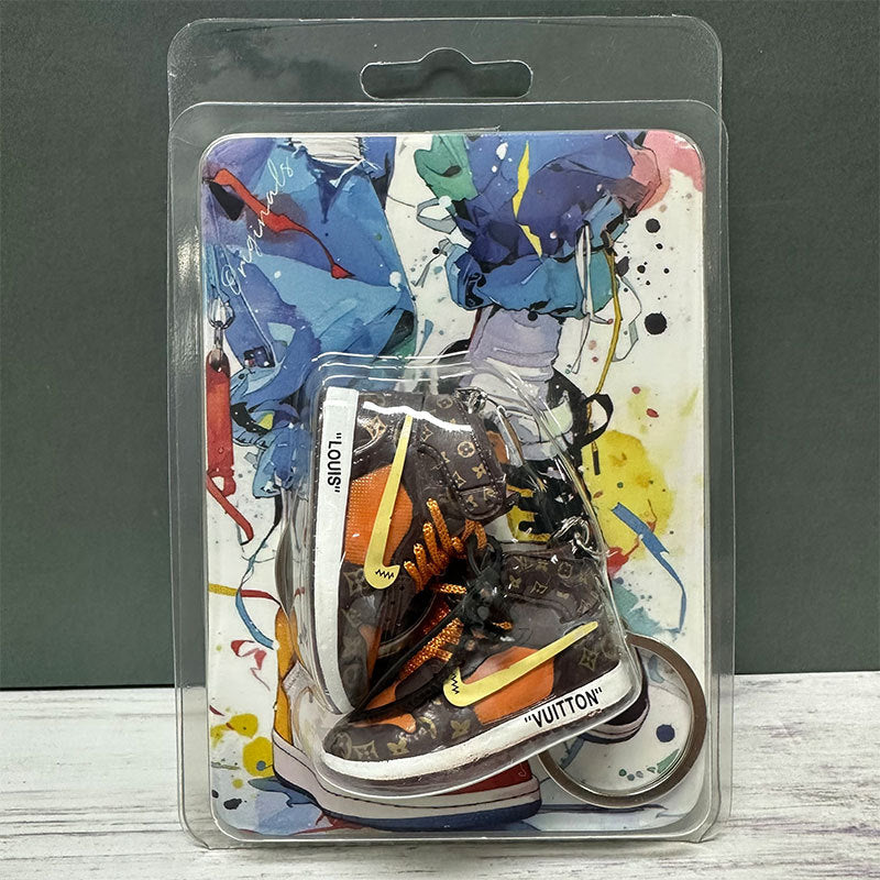 NK sneaker pairs keychain sets
