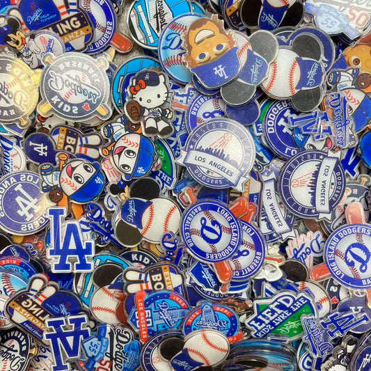 4-5cm DIY Acrylics- random mix football team LA Dodgers*100g