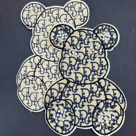 Big Sew-on Patches- di0r bear*1