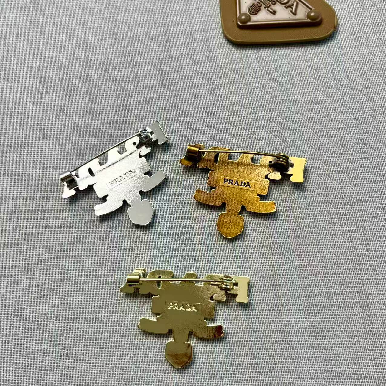 Prd Milano Alloy Brooch Pin Set*3 pcs