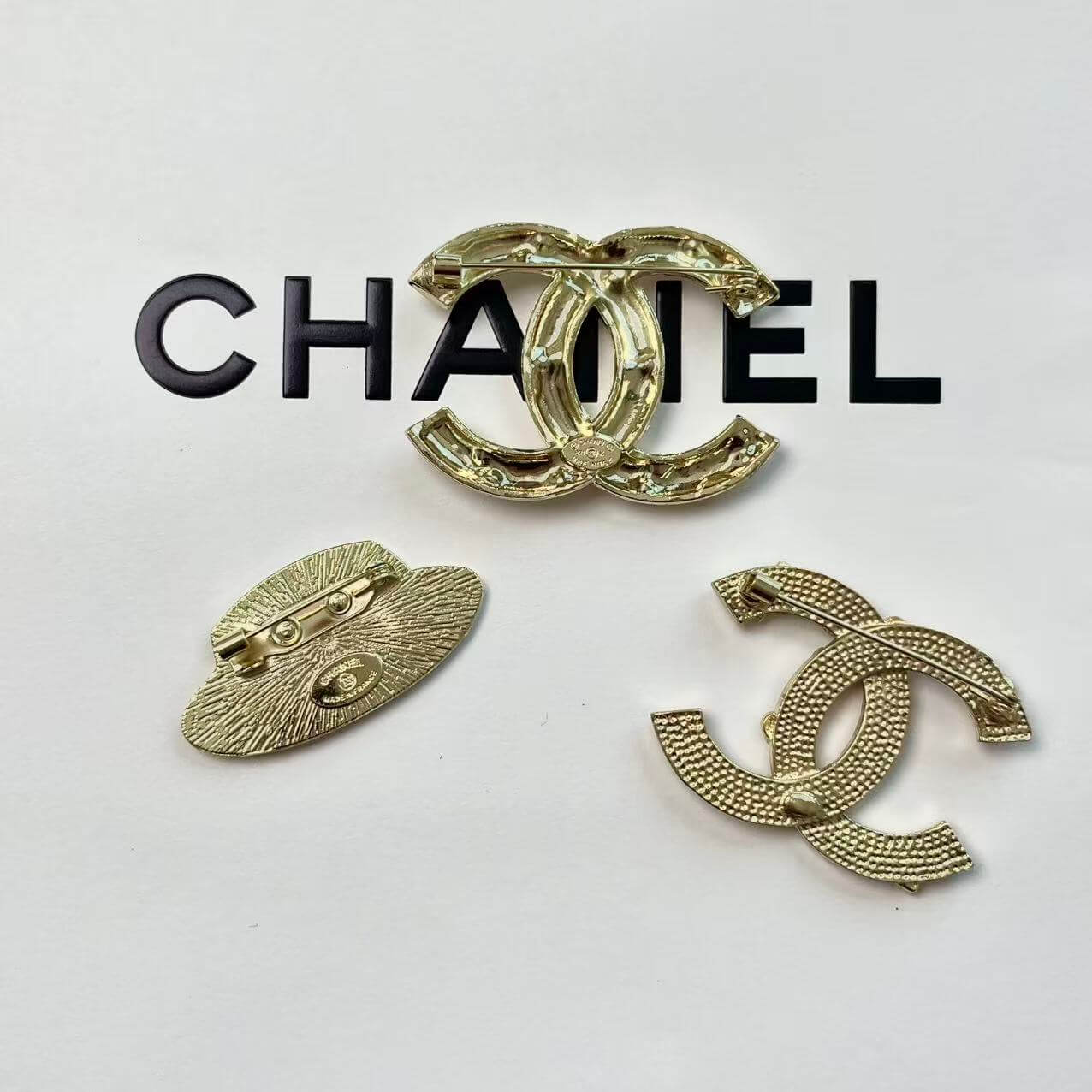Cocoa Crush Golden Pink Alloy Brooch Pin Set*3 pcs
