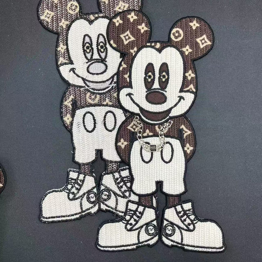 Big Sew-on Patches- micky in Lulu*1