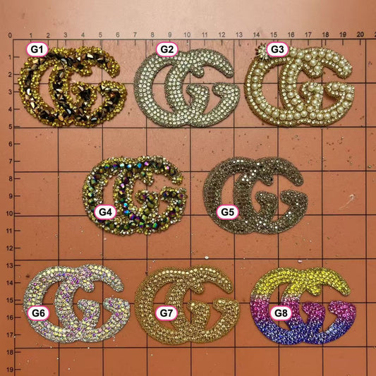 Pick Any 3! G-Style Iron-on Bling Patches Mix & Match
