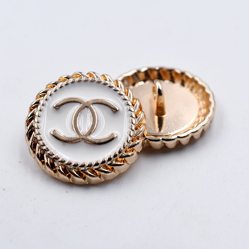 DIY Decorative Buttons – Sewing Rose Gold C – 9 Pcs – 20 mm