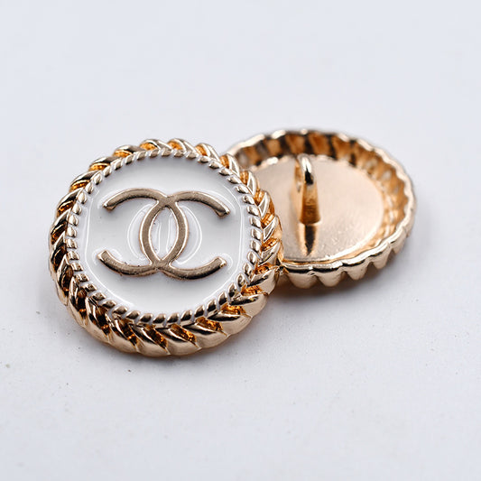 DIY Decorative Buttons – Sewing Rose Gold C – 9 Pcs – 20 mm