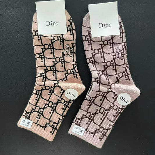 Premium Cashmere Crew Socks D 3-Pack