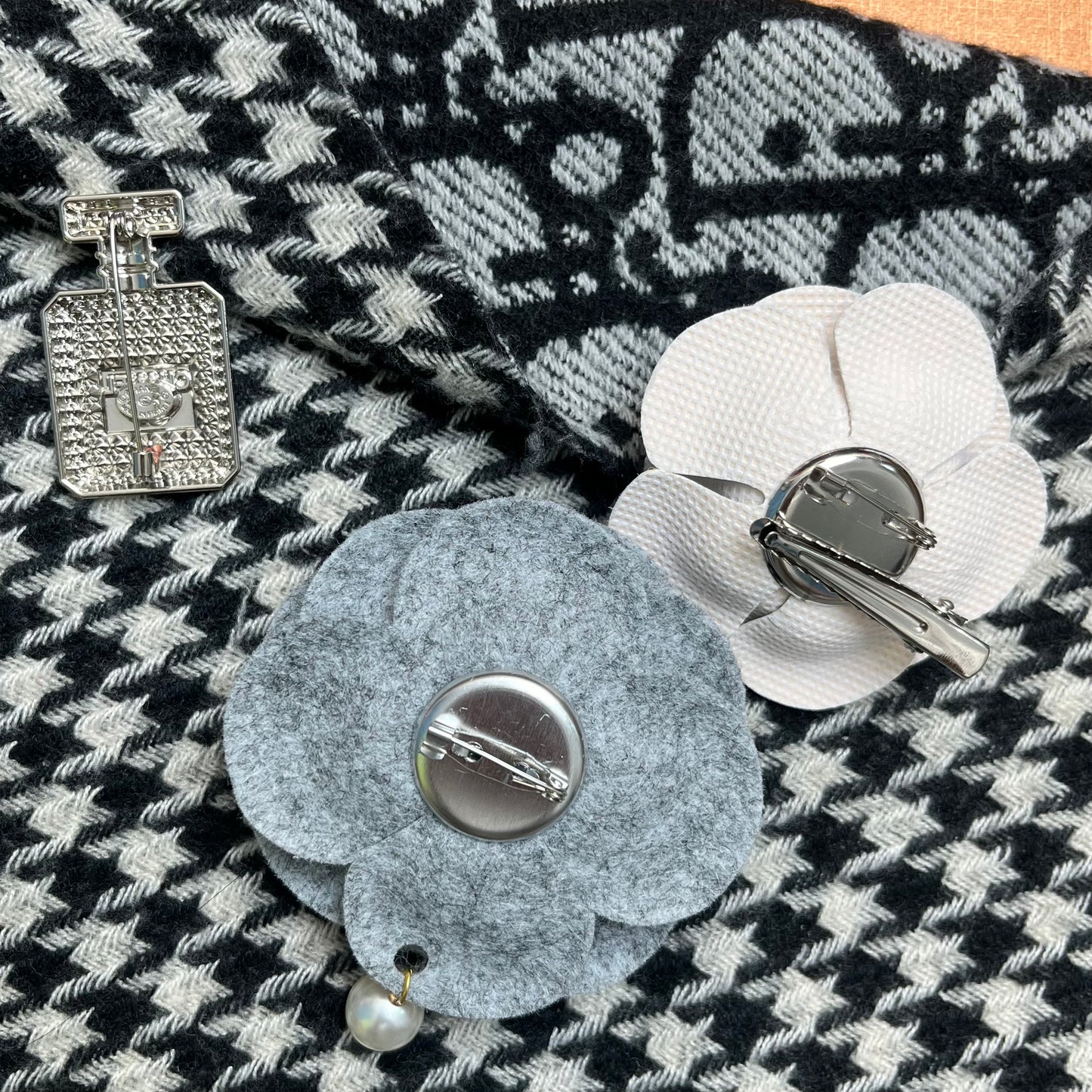 CC Brooches Combo- grey