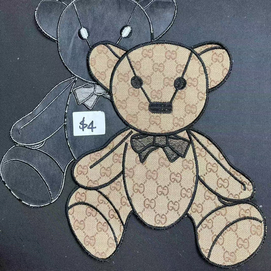 Big Sew-on Patches- gg bear*2 pcs