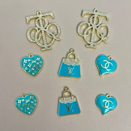 Robin Egg Blue Pendant Collection for Jewelry Making