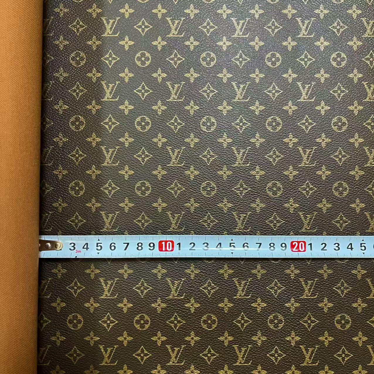 DIY fabric-L faux leather classic brown 40*50cm (Approx. 16" × 20")