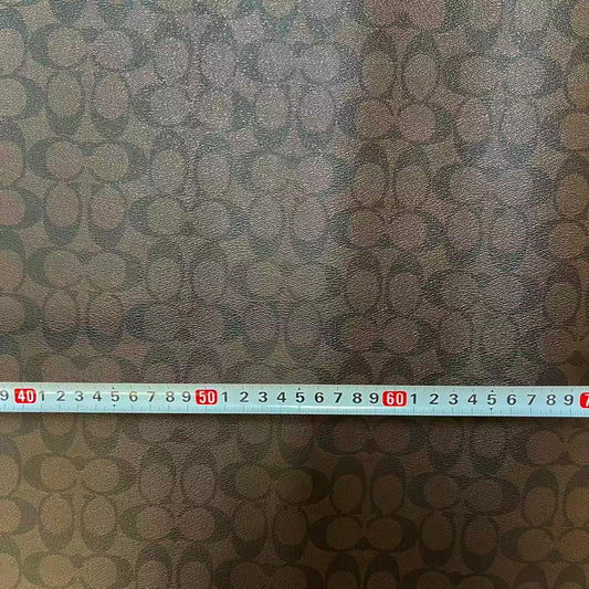 DIY fabric- brown COA faux leather 40*50cm (Approx. 16" × 20")