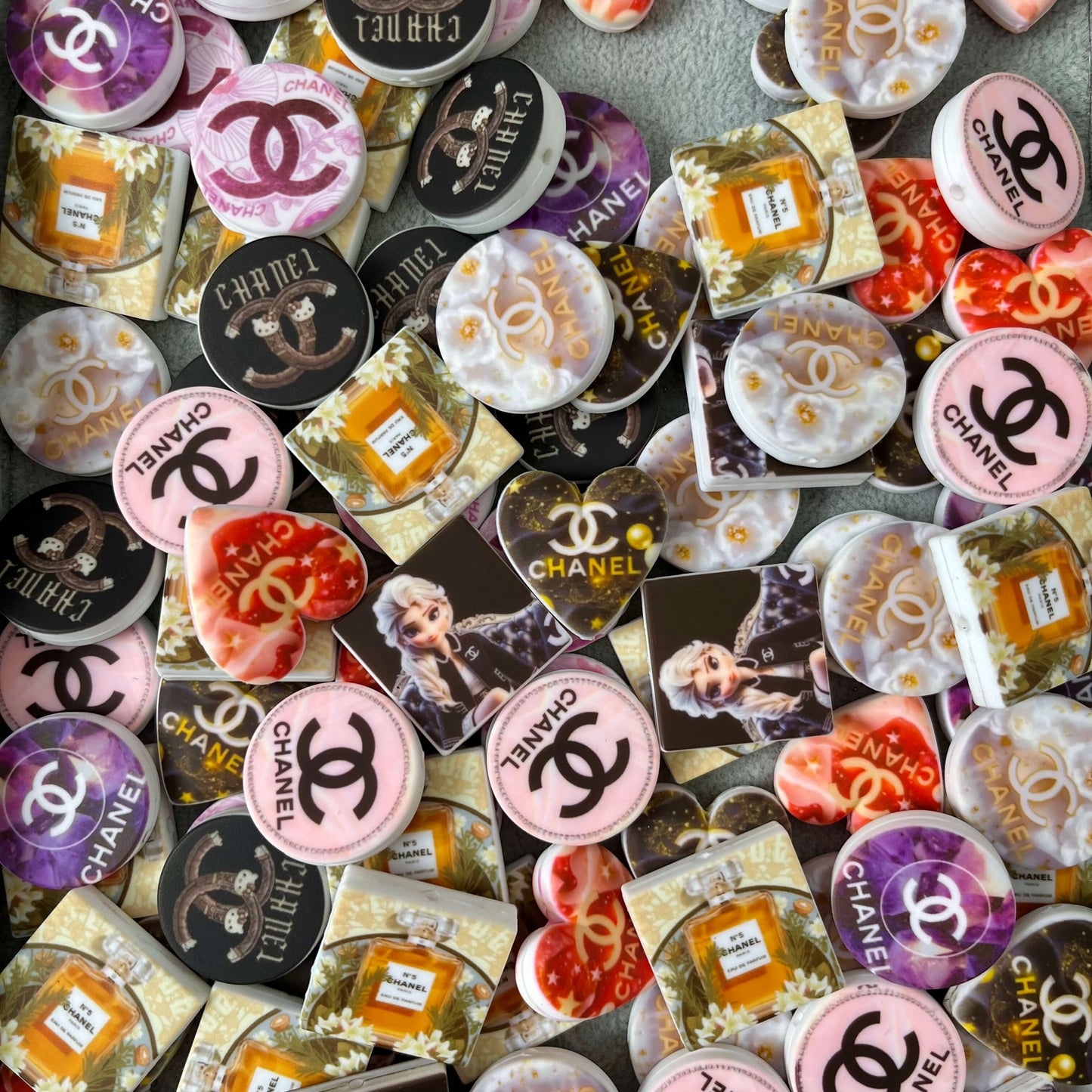 Camellia Chic | Inspired DIY Crafts Focal Beads(12 pcs)  Mix