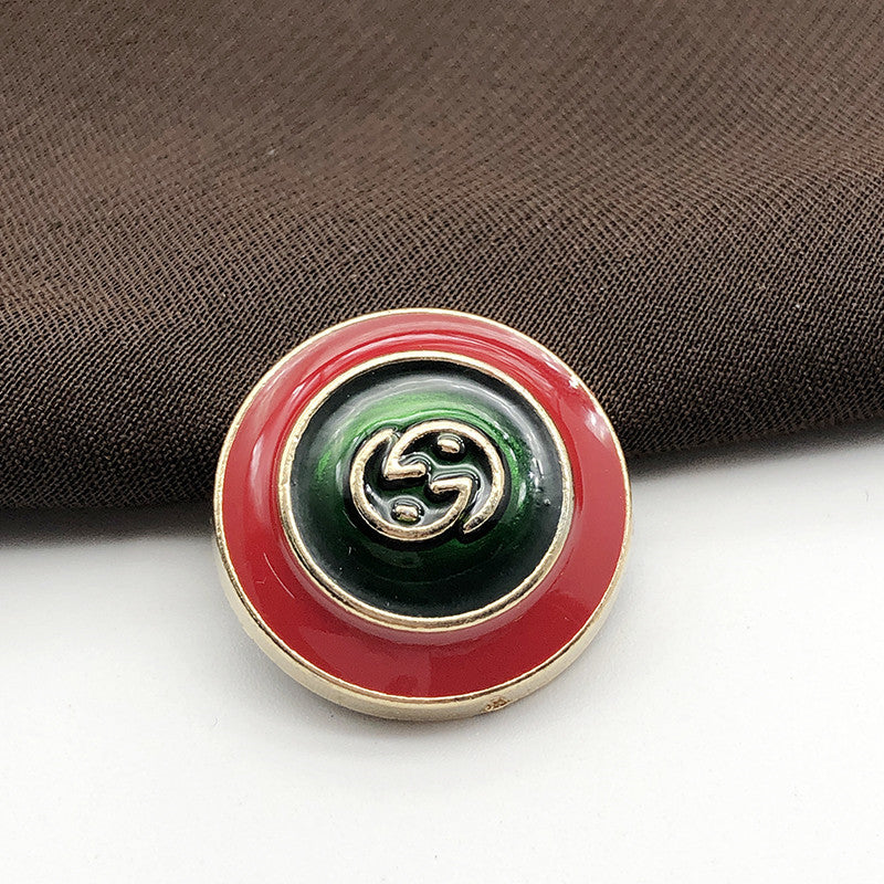 DIY Decorative Buttons – Alloy Buttons G – 9 Pcs – 15/21 mm