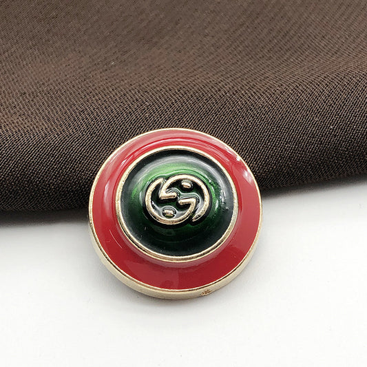DIY Decorative Buttons – Alloy Buttons G – 9 Pcs – 15/21 mm
