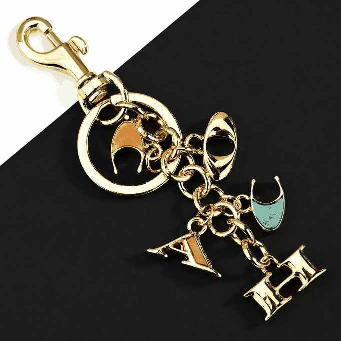 Golden Lucky Charm Keychain Collection