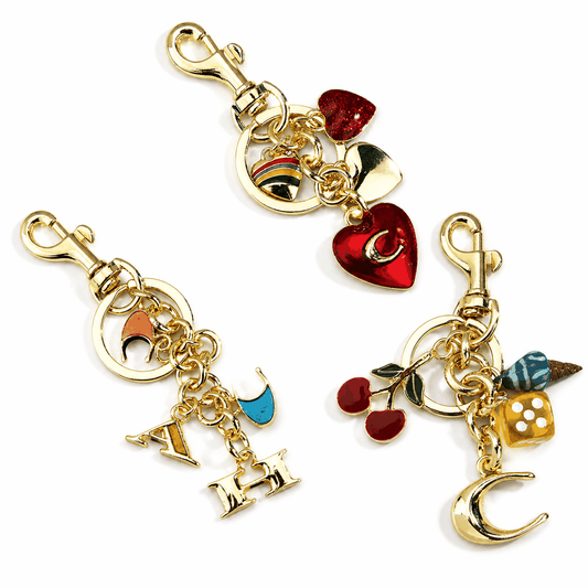 Golden Lucky Charm Keychain Collection