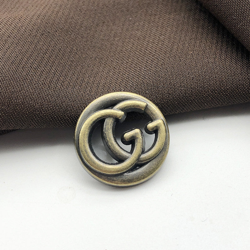 DIY Decorative Buttons – Alloy Buttons Antique G – 9 Pcs – 12.5/20 mm