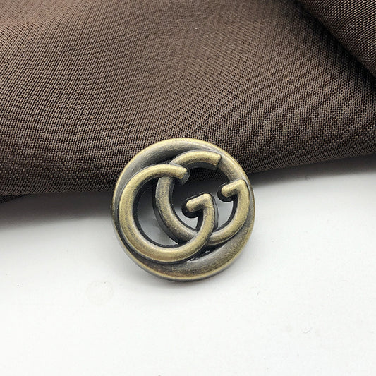 DIY Decorative Buttons – Alloy Buttons Antique G – 9 Pcs – 12.5/20 mm