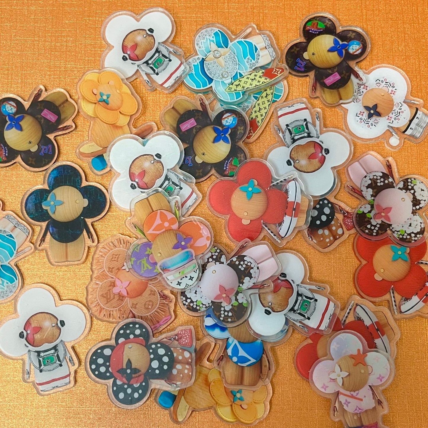 4-5cm DIY Acrylics-VVN*100 g/bag